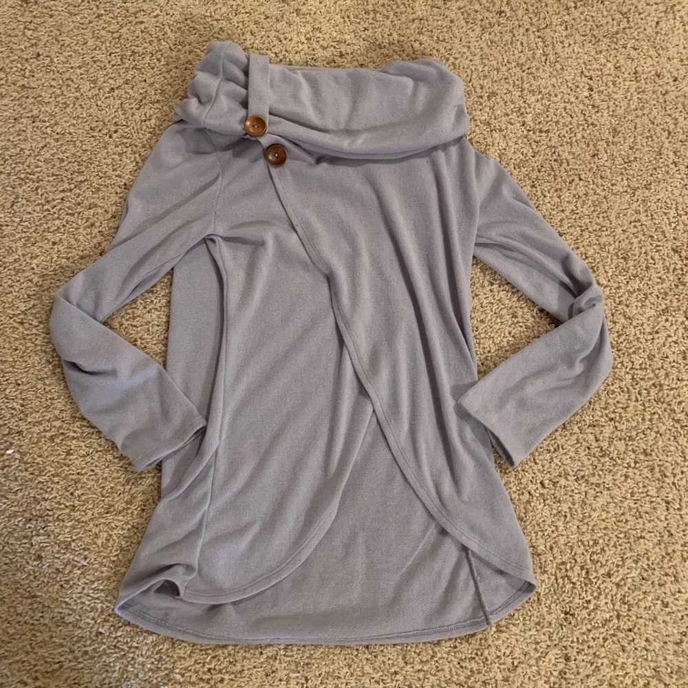Cowl neck sweater